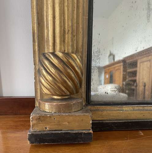 19th century overmantle mirror