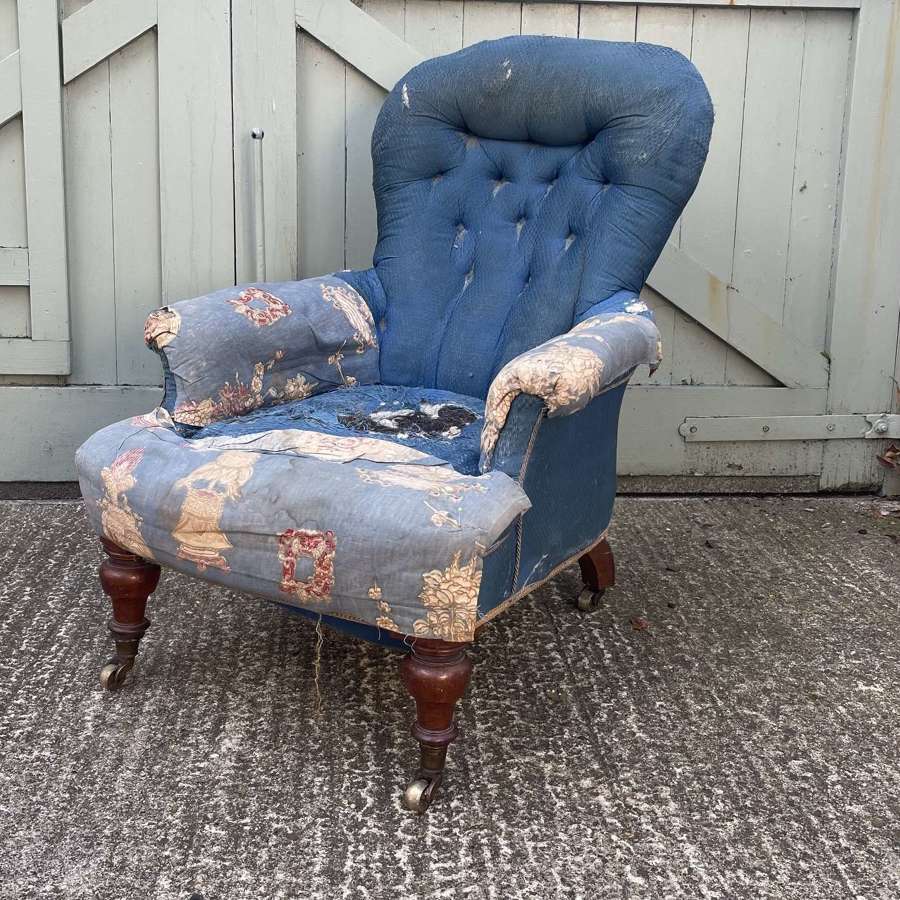 19th century armchair by Hindley and Sons