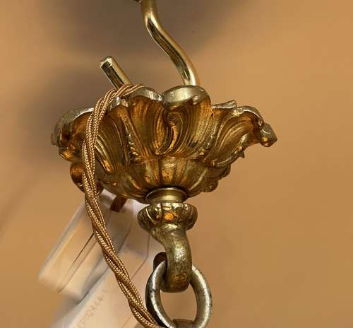 19th century alabaster plafonnier