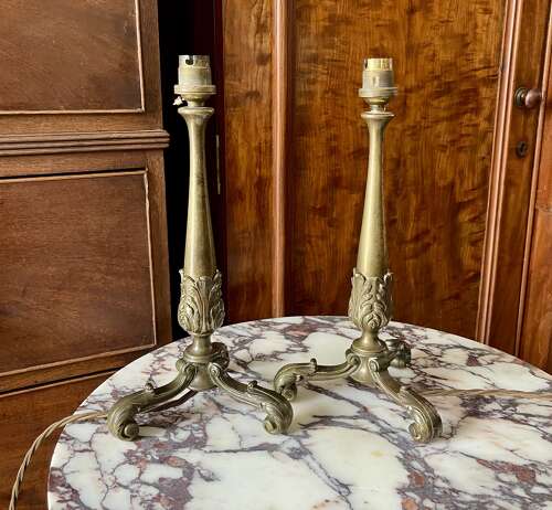A pair of Neo Classical C20th lamps