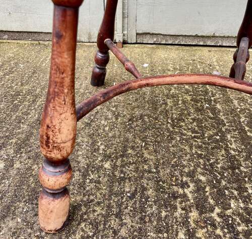 A pair of Yew wood Windsor chairs