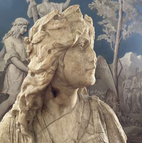 18th century, stone bust of Orpheus