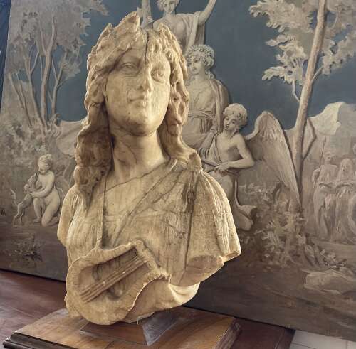 18th century, stone bust of Orpheus