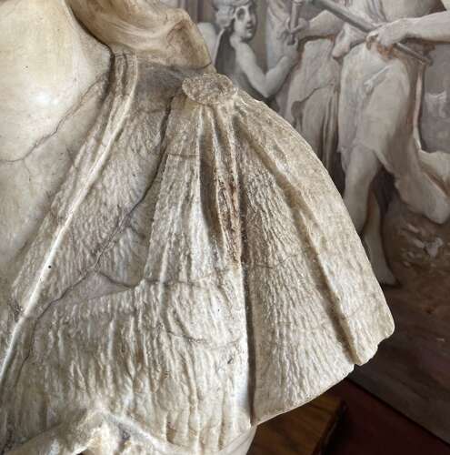18th century, stone bust of Orpheus