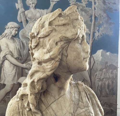 18th century, stone bust of Orpheus