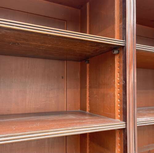 A 19th century open bookcase