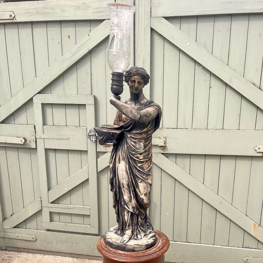 Regency figural lamp after Humphrey Hopper.