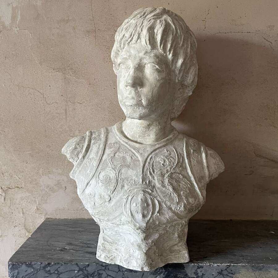 A plaster bust attributed to D.Brucciani & Co