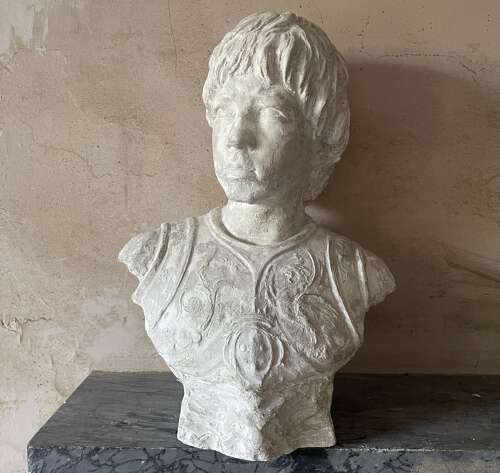 A plaster bust attributed to D.Brucciani & Co