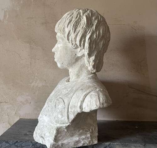 A plaster bust attributed to D.Brucciani & Co