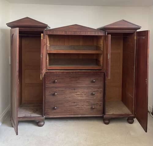 19th centural architectural wardrobe