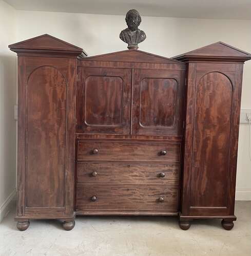 19th centural architectural wardrobe