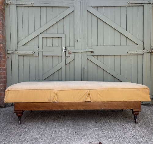 A 19th century adjustable day bed