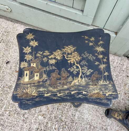 A pair of 19th century wine tables