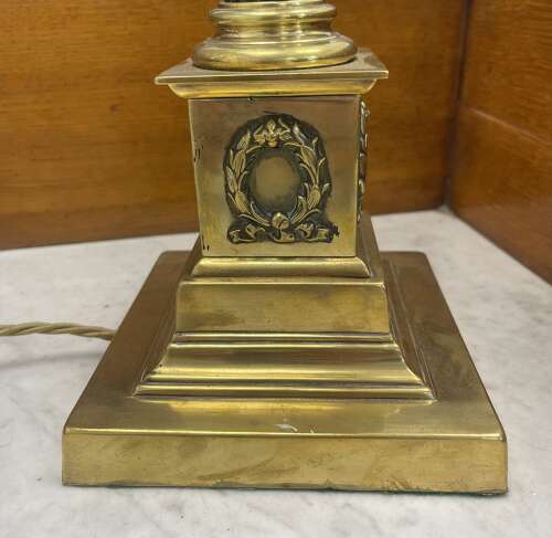 A 19th century lamp