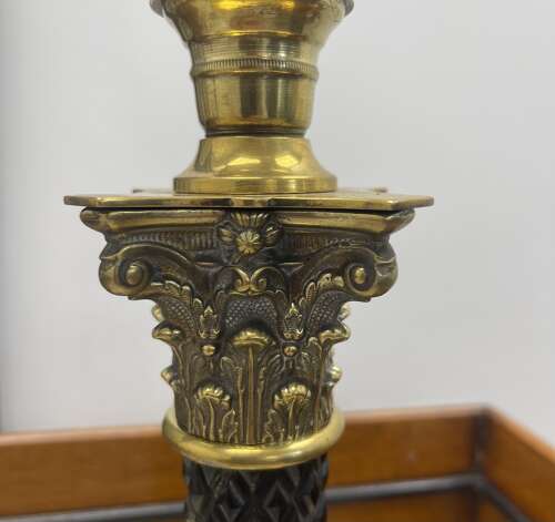 A 19th century lamp