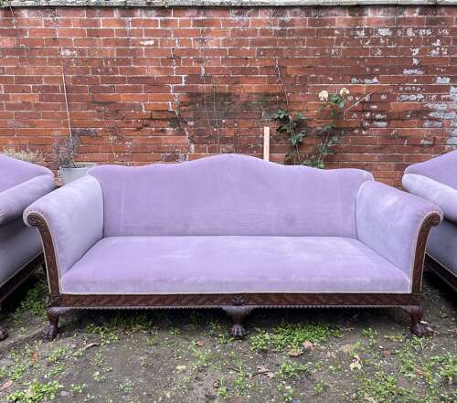 C1900 Sofa and matching chairs
