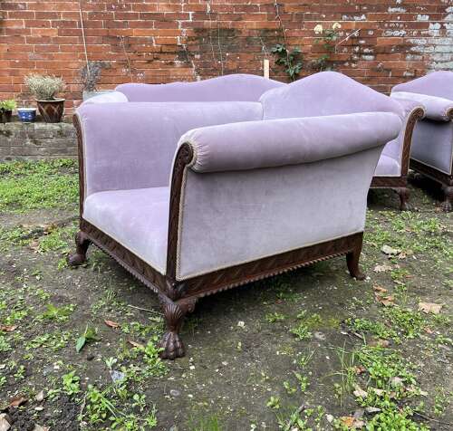 C1900 Sofa and matching chairs