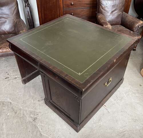 A 19th century partners desk