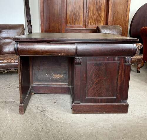 A 19th century partners desk