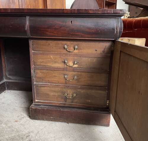 A 19th century partners desk