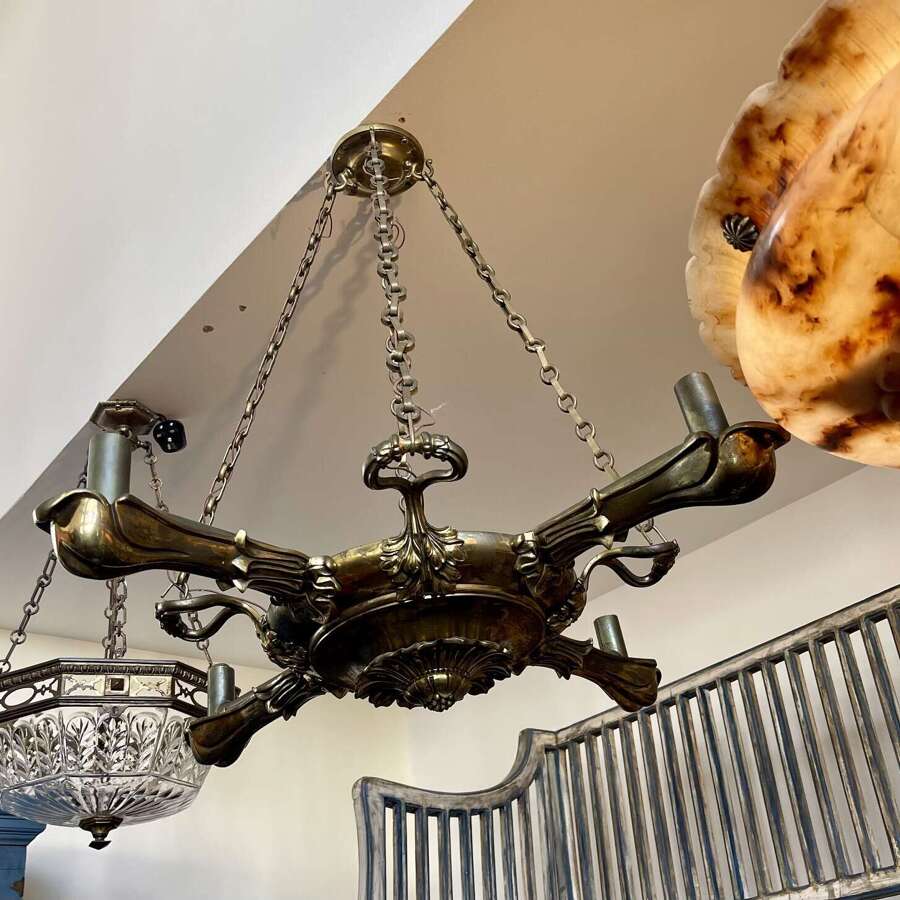 19th century Colza chandalier
