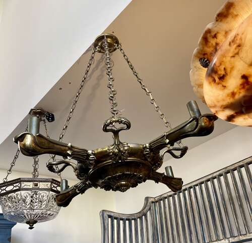 19th century Colza chandalier