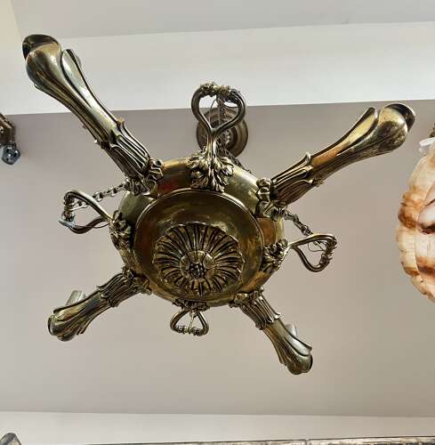 19th century Colza chandalier