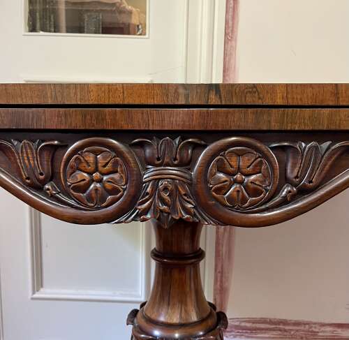 A pair of 19th century tea tables