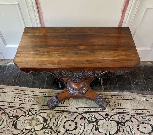 A pair of 19th century tea tables