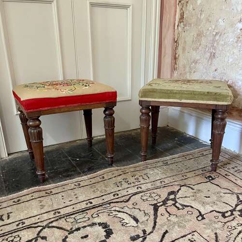A pair of 19th century stools