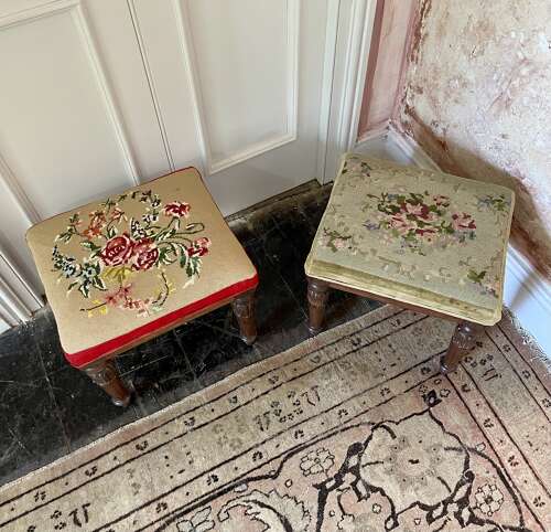 A pair of 19th century stools