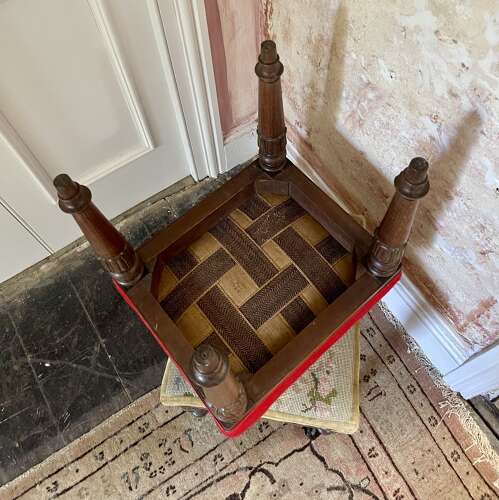 A pair of 19th century stools