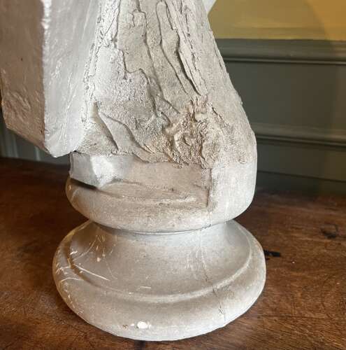 A 19th century bust of a Roman Patrician