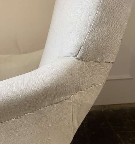 A 19th century armchair by Hampton and Sons .Pall Mall